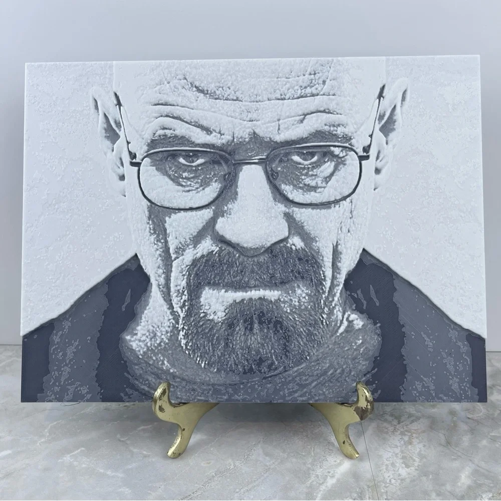 Walter White Heisenberg Wall Art, Breaking Bad, Wall Art